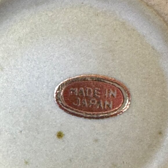 Vintage Japanese Ceramic Vase With Floral Swirl Design Small Bud Vase Hand-Paint - Picture 6 of 7